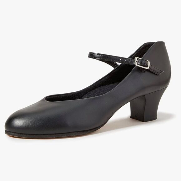 Capezio Footlight Character Mary Jane Dance Shoes 10.5 Wide - Picture 1 of 9